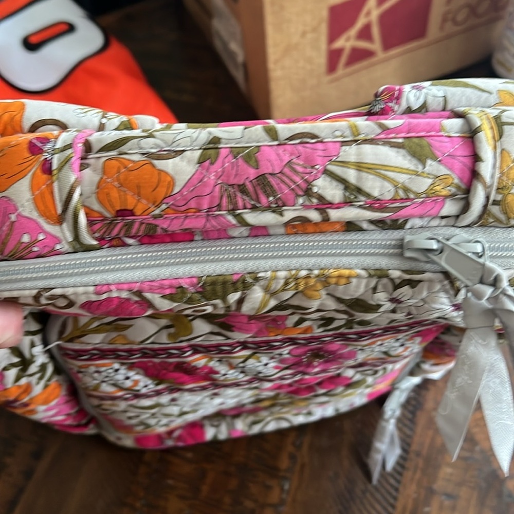Vera Bradley Floral Quilted Backpack - Picture 9 of 9